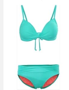 Bikini~Tiffani Green~2 pc. Padded Bra Beach Wear Sexy Swimsuit Set New.